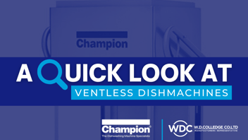 A Quick Look at Ventless Dishmachines by Champion