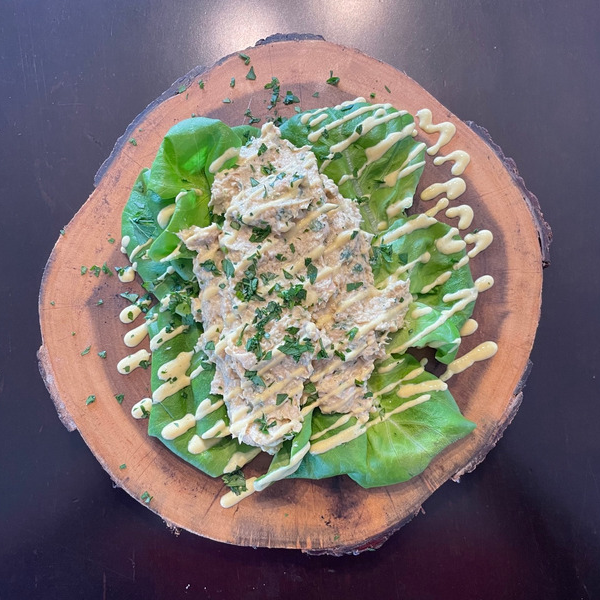 Mikaels Coronation Chicken on Boston Lettuce